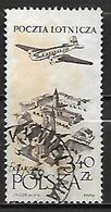 POLOGNE      -   Aéro  -   1957 .  Y&T N° 43 Oblitéré .  Avion - Used Stamps