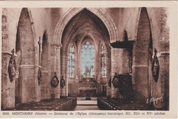 CPA MONTMORT Intérieur De L'église, Monument Historique - Montmort Lucy