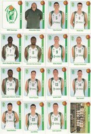 16 Unused Stickers KK Basketball Club Krka Novo Mesto Slovenia ABA League Liga Sticker - Autres & Non Classés
