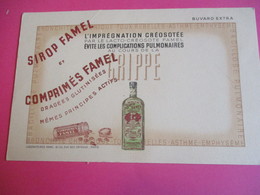 Buvard/Médicaments/Laboratoires FAMEL/ Sirop, Comprimés, Dragées/ Rue Des Orteaux , Paris /Vers 1950-1970    BUV377 - Produits Pharmaceutiques