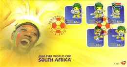 South Africa - 2010 FIFA World Cup R2.40 FDC # SG 1781-1785 - 2010 – Sud Africa