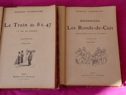 Courteline * MESSIEURS LES RONDS-DE-CUIR *la Vie De Bureau ..illustré Par POULBOT / & Gyp,Veber,Destez,A.Allais - Bücherpakete