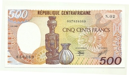 Rep. Centrafricana - 500 Francs 1986    ++++++ - Central African Republic