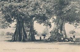 KANKAN - N° 34 - ENTREE DU VILLAGE - Guinée Française