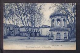 CPA 84 - BEDARRIDES - Le Château D'Eau - TB PLAN EDIFICE Place CENTRE VILLAGE + Détails Maisons + Jolie Oblitération - Bedarrides