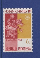 WATER POLO WASSERBALL INDONESIA 1962 MNH ASIAN GAMES  Sport - Wasserball