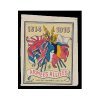 France WWI 1914-1915 Six Allied Flags Vignette Military Heritage Cinderella - Vignette Militari