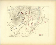 Bataille De HASTENBECK 26 Juillet 1757 Guerre De Sept Ans Plan - Other & Unclassified