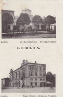 Lublin - Bernadynska Strasse , Theater 1916 Kuk Hauptfeldpostamt 22 - Polonia