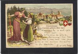 CPA  Suisse Helvétia Schweiz Svizzera Circulé En 1903 VAUD - Sonstige & Ohne Zuordnung