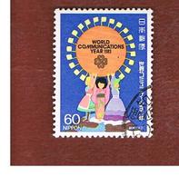 GIAPPONE  (JAPAN) - SG 1718 -   1983  WORLD COMMUNICATION YEAR    - USED° - Used Stamps