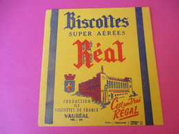 Buvard/Biscottes Super Aérées / REAL/C'est Un Vrai Régal / VAUREAL/ Vers 1940-1960         BUV382 - Biscotti