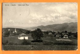 MOL149, Aeschi, Blick Nach Thun, 55, édit. Wäfler - Wyss, Circulée 1910 - Aeschi Bei Spiez