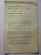 BULLETIN DES LOIS 1811 - OMBRONE ITALIE PRUSSE DROIT D'AUBAINE DETRACTION RELIGIEUSES OOSTEROUT HOLLANDE BETHUNE HOLLAND - Gesetze & Erlasse