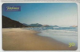 LSJP BRAZIL PHONECARD BEACH JUQUEHY TELEFONICA - Brasilien