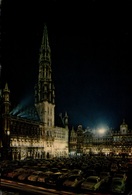 BRUXELLES - Grand'Place - L'Hôtel De Ville, La Nuit - Bruxelles La Nuit