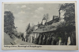 (11/1/36) Postkarte/AK "Neuburg A.d.Donau" Mauerzingel Mit Kneippkurgarten - Neuburg