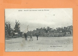 CPA   - Roye - Marché Aux Chevaux Route De Péronne - Roye