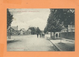 CPA  - Roye - (Somme) - Avenue De La Gare - Roye