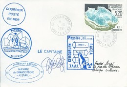 TAAF - Port Aux Français-Kerguelen: Lettre "Austral" Avec Timbre N°160 Mordenite - 01/10/1991 - Cartas