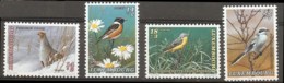 Luxemburg 1994 Birds 4 Val MNH Partridge-Perdix, Stonechat  Axicola Torquata, Wagtail-Motacilla Flava, Shrike-Lanius Exc - Collections, Lots & Series