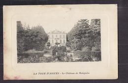 CPA 84 - LA TOUR D'AIGUES - Le Château De Malafaire - TB PLAN EDIFICE Et Sa Façade - La Tour D'Aigues