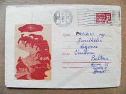 Cover Ussr Postal Stationery Animals 1969 Horses - 1960-69