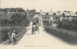 CARTE POSTALE ORIGINALE ANCIENNE : RETHONDES  ENTREE DU VILLAGE  ANIMEE  OISE (60) - Rethondes