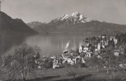 Suisse - Weggis Mit Pilatus - 1957 - Weggis