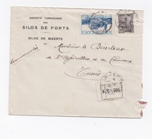 ENVELOPPE RECOMMANDEE DE BIZERTE POUR TUNIS DU 05/06/1934 - Briefe U. Dokumente