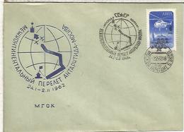 URSS ANTARTIDA ANTARCTIC MAT VUELO POLAR FLIGHT 1962 - Vuelos Polares