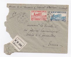 ENVELOPPE RECOMMANDEE DE MATEUR POUR TUNIS DU 24/03/1942 - Briefe U. Dokumente