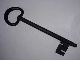 Grande Clé Forgée XVIIIème. Old Key 18 Century - Ferro Battuto