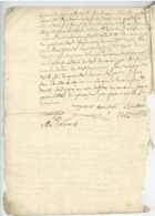 LAIMONT (Meuse) 1743 Bouillard Document 6 Pp. - Manoscritti