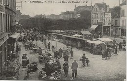 CPA 6 - Marché Fripes Place Du Marché CORBEIL 91 - Corbeil Essonnes