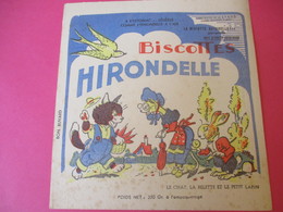 Buvard/Biscottes/HIRONDELLE/La Biscotte Naturelle/Le Chat La Belette Et Le / SPRAE/CORBEIL-ESSONNES/Vers 1940-60  BUV425 - Biscottes