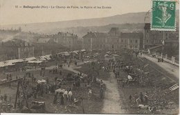 CPA 51 - Le Champ De Foire, La Mairie, Les écoles BELLEGARDE 01 - Bellegarde-sur-Valserine