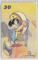 LSJP BRAZIL PHONECARD COMIC CHARITY LUCAS TELEMAR - Brasilien