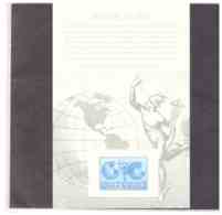 STAMP REPLICA CARD NO. 33 - 18.11.1994   /   1934   1/6d  HERMES AIRMAIL - Proeven & Herdruk