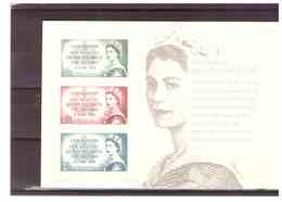 STAMP REPLICA CARD NO. 27 -  7.4.1993    /    1953   QE II  CORONATION - Proeven & Herdruk