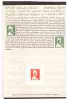 STAMP REPLICA CARD NO. 9 - 1.7.1987    /   1961   5d DAME NELLIE MELBA - Prove & Ristampe