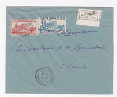 ENVELOPPE RECOMMANDEE DE TUNIS POUR TUNIS DU 04/03/1942 - Briefe U. Dokumente