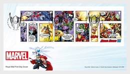 Groot-Brittannië / Great Britain - Postfris / MNH - FDC Sheet Marvel 2019 - Neufs