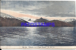 107792 CHILE TA. DEL FO. GLASSIER EN EL CANAL BEAGLE CIRCULATED TO PARAGUAY POSTAL POSTCARD - Chile