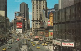 New York City, Times Square Street Scene, Advertisement Billboards Coca-cola, Cigarettes, C1970s Vintage Postcard - Time Square