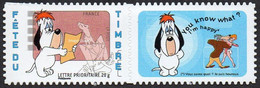 France Autoadhésif ** N°  160.A Ou 4149 A - Journée Du Timbre 2008 - Tex Avery. Droopy + Logo Personnalisé - Chien, Loup - Unused Stamps