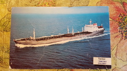 USSR - 1980s - Tanker DMITRIY ZHLOBA -  Black Sea Shipping Company  Ship - Pétroliers