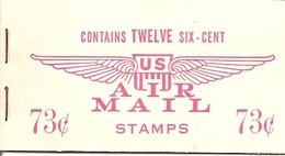 UNITED STATES (USA), 1949, Air Mail Booklet C4, 73c, Mi 0-60 - 2. 1941-80