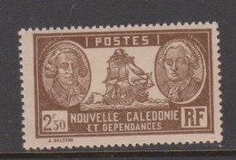 New Caledonia SG 174 1928 Definitives 2 F 50c Brown MNH - Unused Stamps