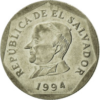 Monnaie, El Salvador, 25 Centavos, 1994, British Royal Mint, TTB, Nickel Clad - Salvador